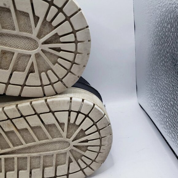 Nike Air Jordan 1 Sneaker Mid Black White 554724-038 US 13 (Pre-owned/No Box) - Picture 8 of 9